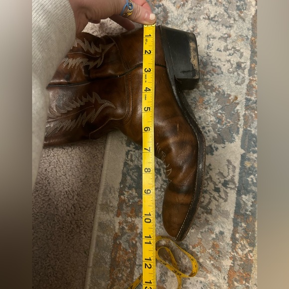 Leather cowboy boots - Picture 5 of 13